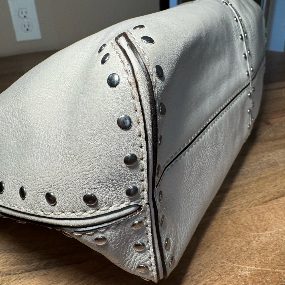 Michael Kors Studded Uptown Astor in Vanilla - Picture 7 of 10